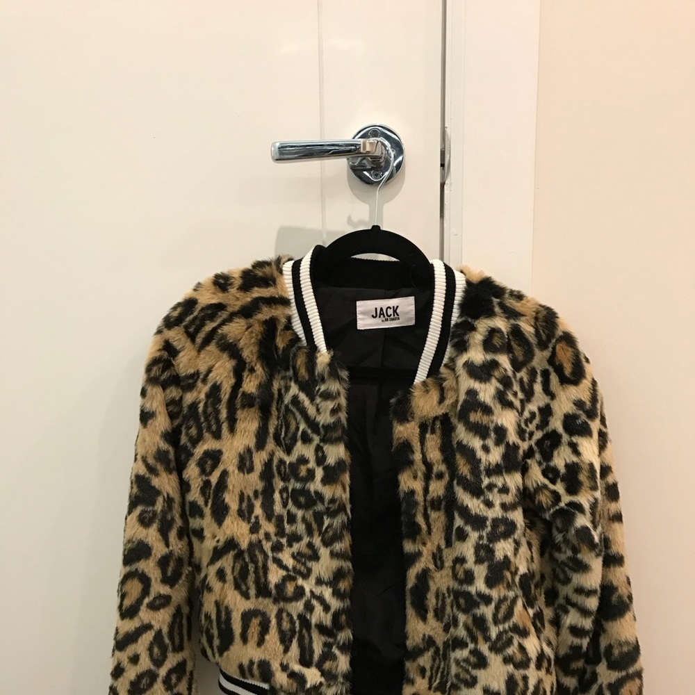 JACK by BB Dakota Clever Girl Faux Fur Bomber